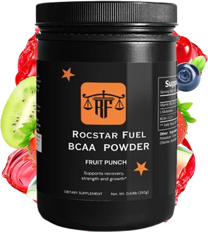 ROCSTAR BCAA SHOCK POWDER (FRUTI PUNCH)